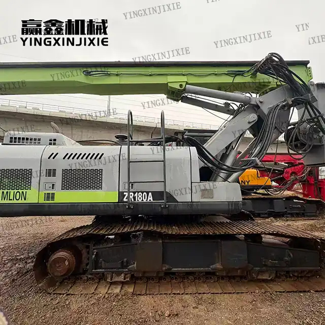 Powerful performanceo ZOOMLION Zr180 Rotary drilling rig