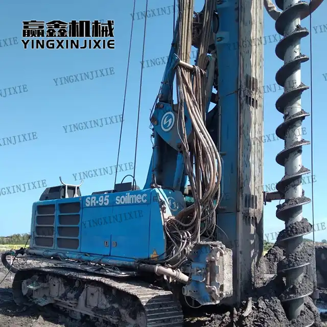 Sufficient torque Solimec Sr95 Rotary Drill Rig