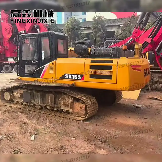 highly adaptable SANY Sr155 Rotary drilling rig